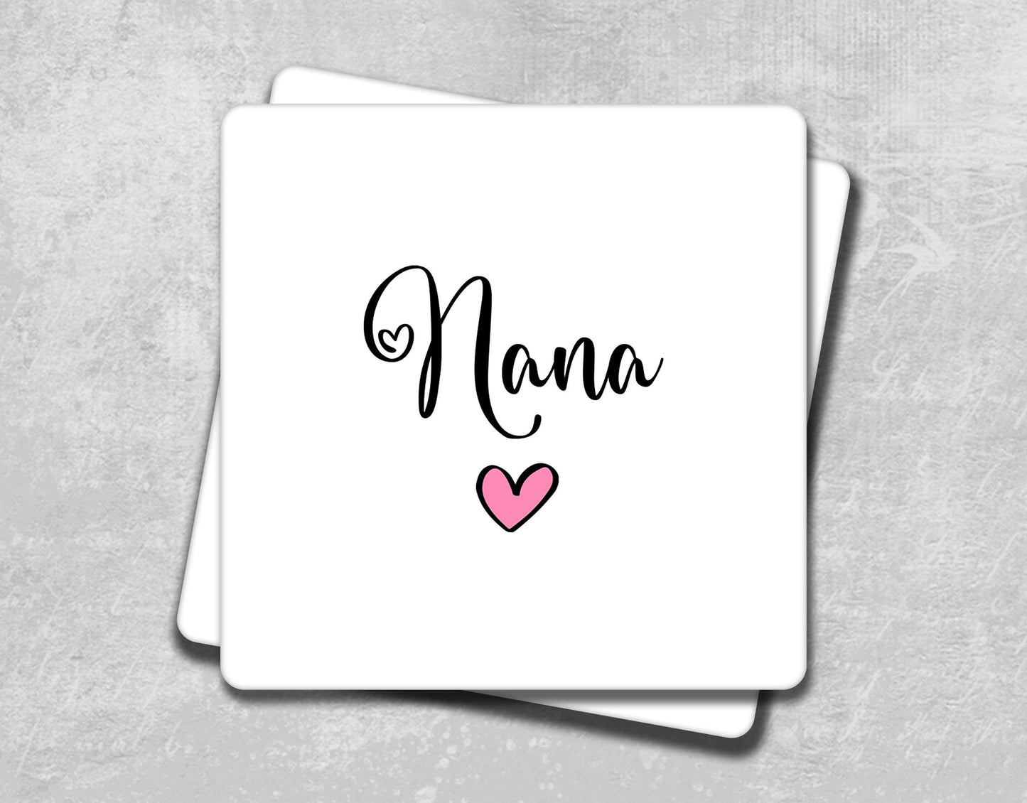 a coaster with the word mama written on it