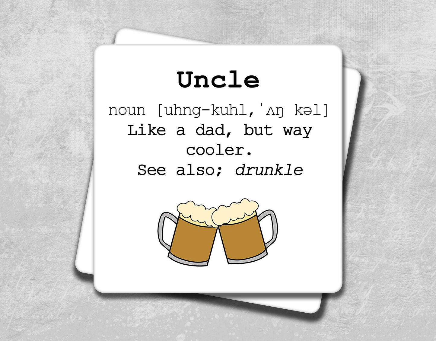 Drunk Aunt Definition Coaster