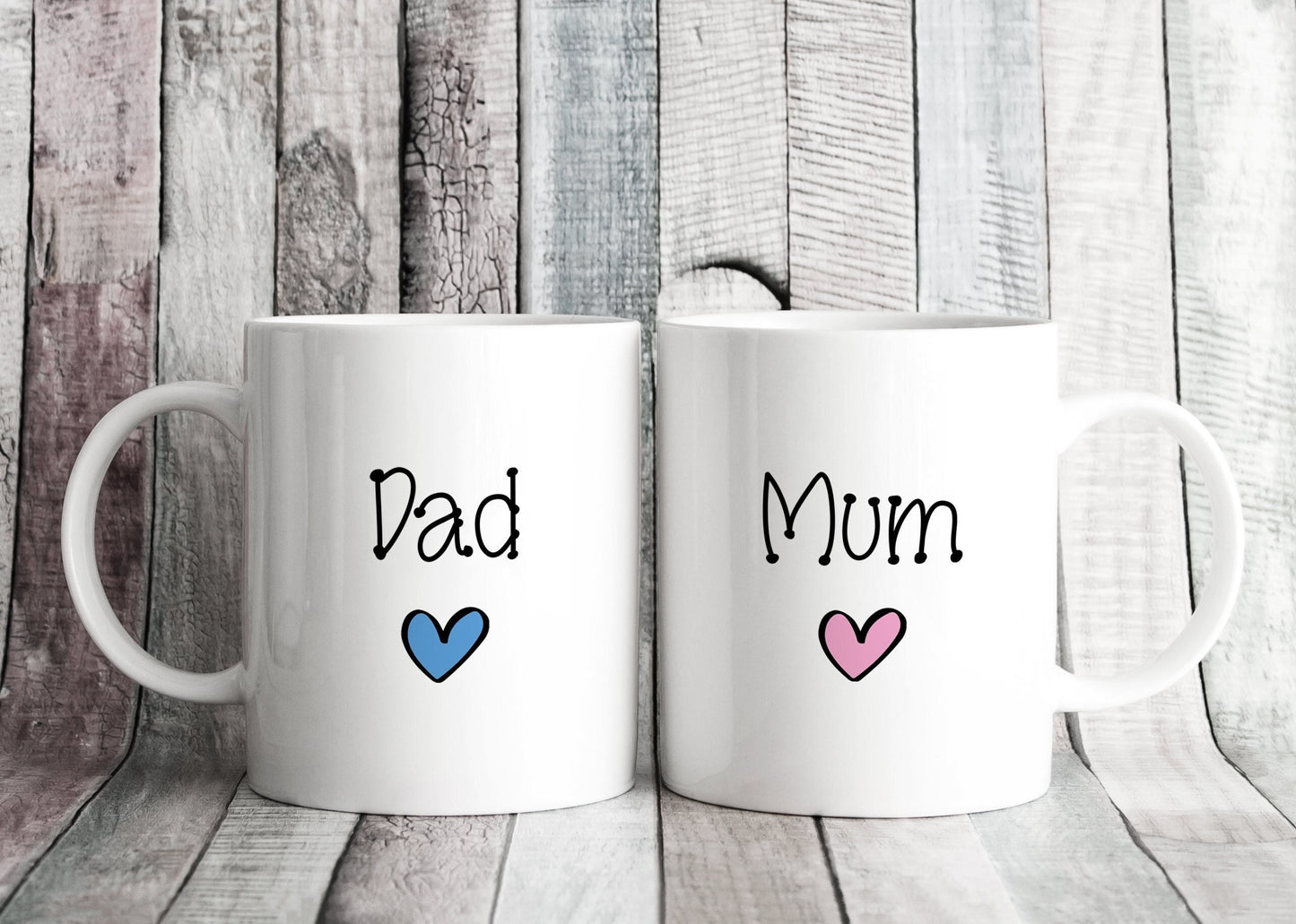 Mum and Dad Mugs - New Parents Gifts