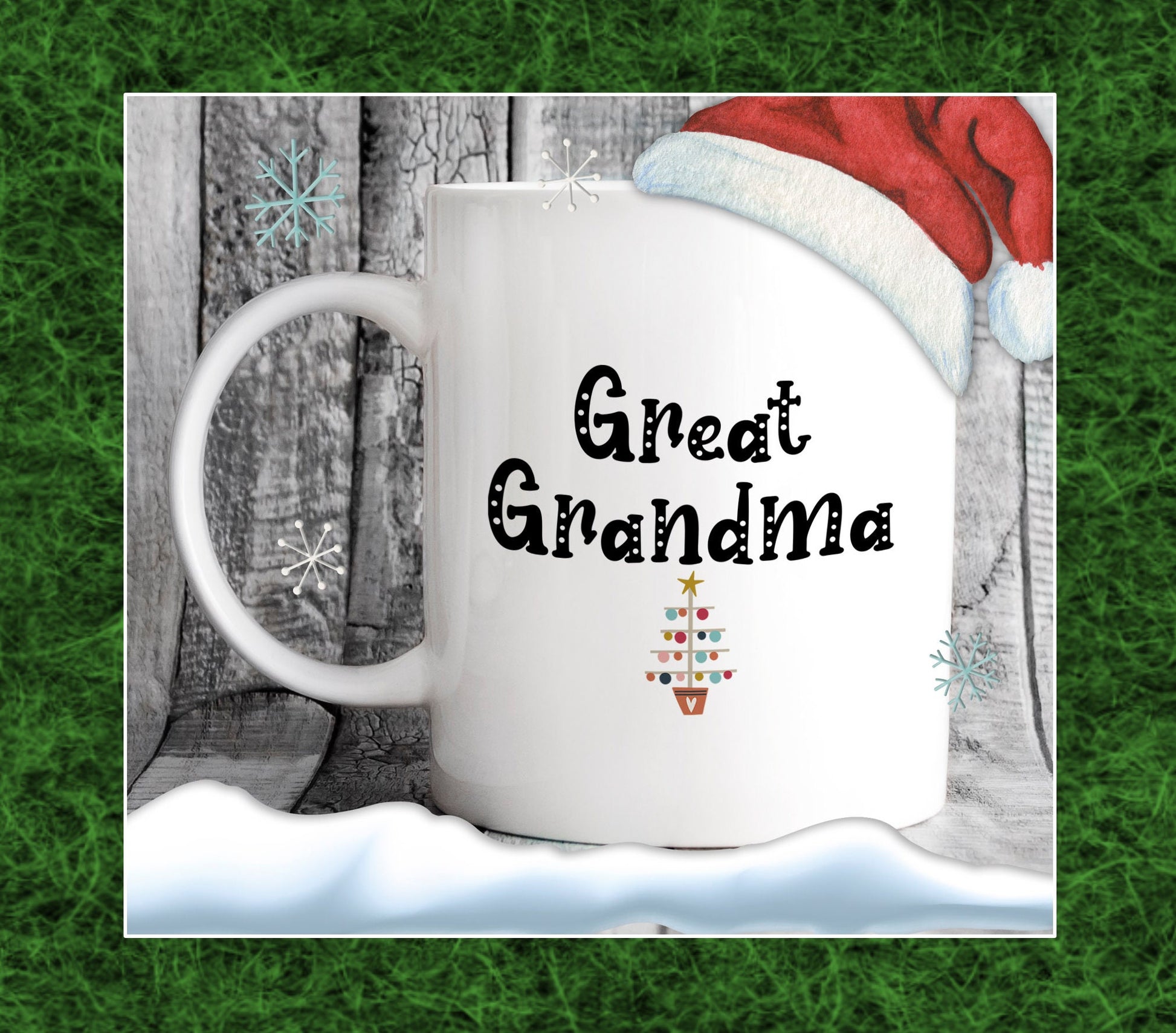 Mammy Christmas Tree Mug - Gift for Mam