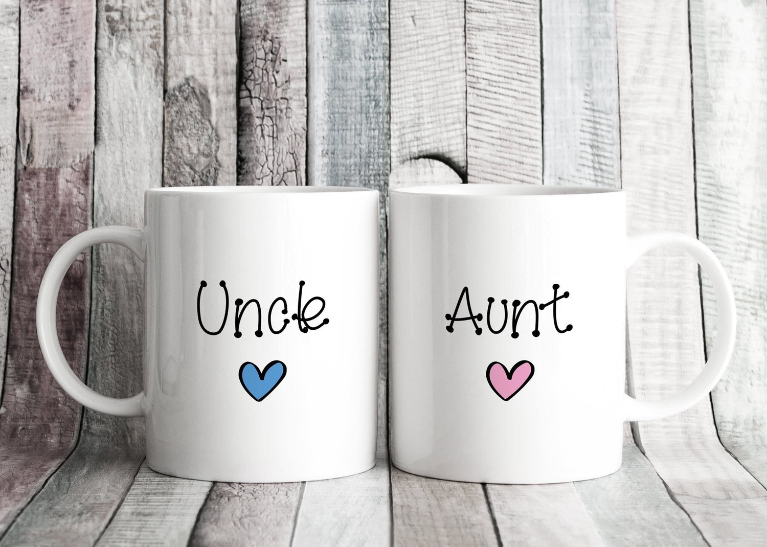 Uncle and Aunt Mugs - New Baby Gifts