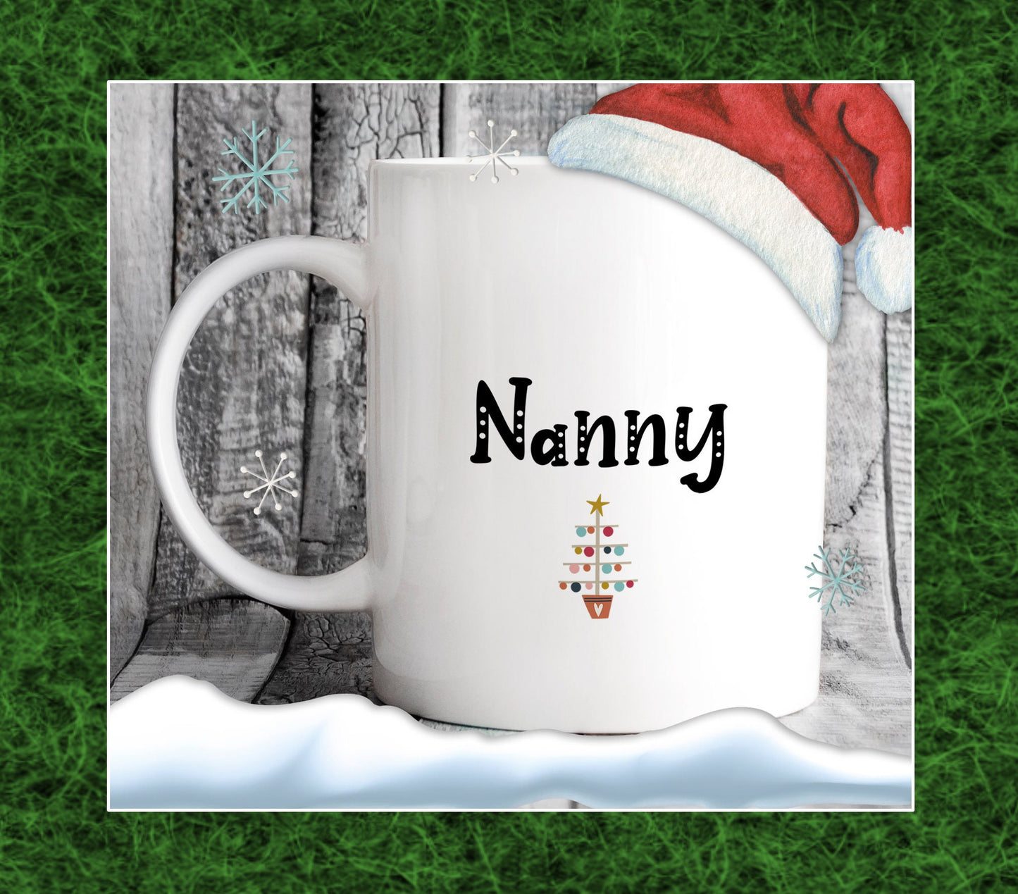 Mammy Christmas Tree Mug - Gift for Mam