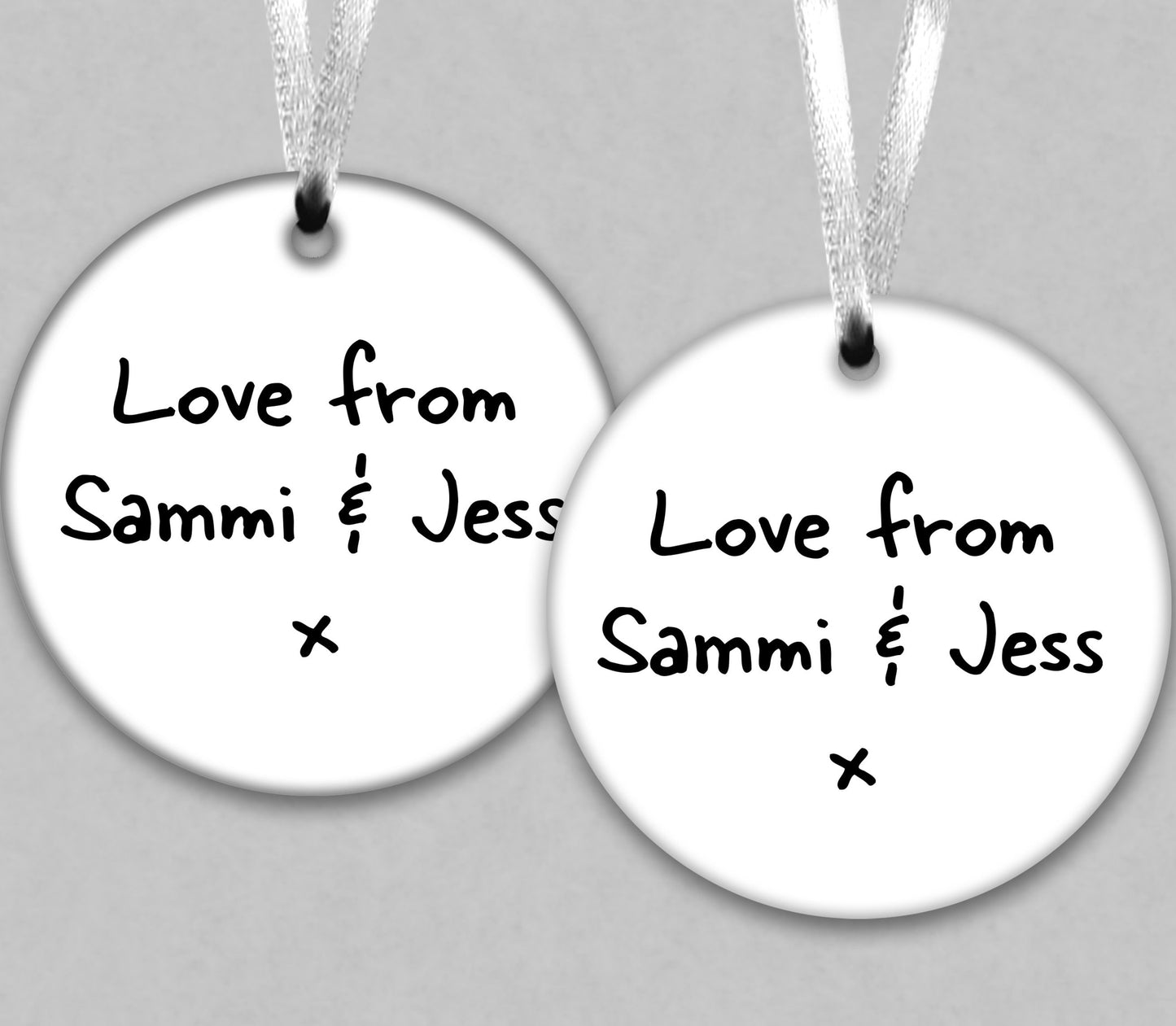 Personalised Nana & Grandpa Ceramic Christmas Tree Ornaments - Xmas Gnome