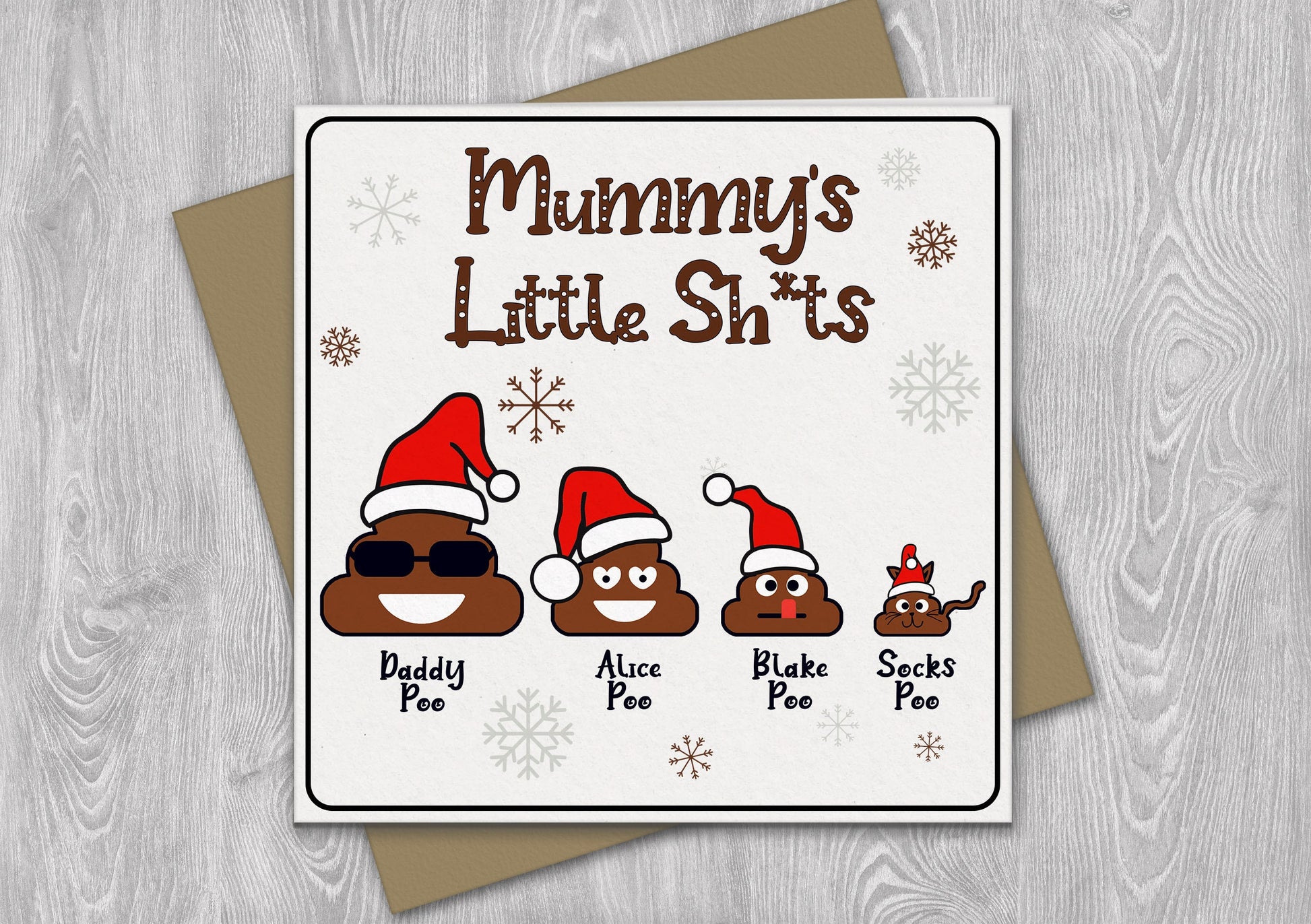 Personalised Daddy's Little Shits Mug - Funny Christmas Present for Dad