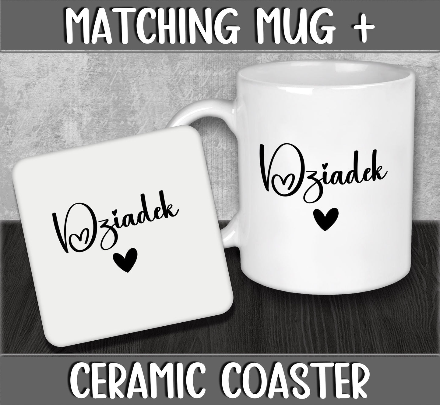 Mug for Dziadek for Christmas or Birthday Present for Polish Grandad or Grandpa - Stocking Filler Gift for Polski Grandparents