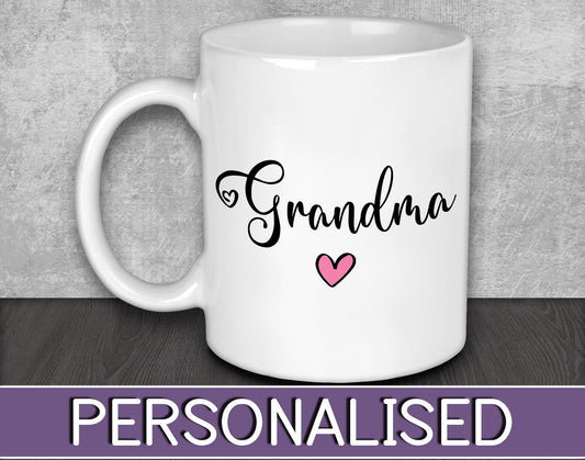 Grandma Mug for Birthday Present or Christmas Gift for Nana or Grandma - Stocking Filler Gift for Grandparents