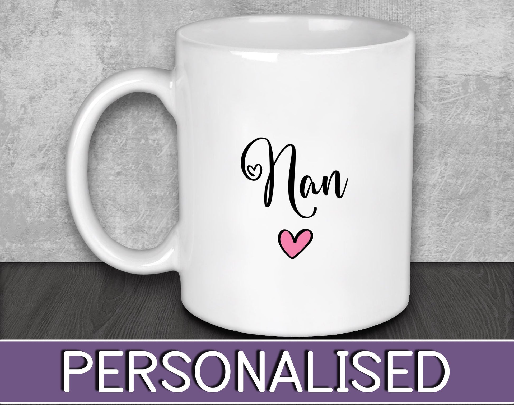 Nan Mug for Mother's Day or Anniversary Gift for Nana or Grandma - Pregnancy Reveal Present for New Grandparents