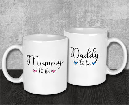 Mummy and Daddy To Be Mugs