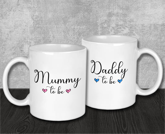 Mummy and Daddy To Be Mugs