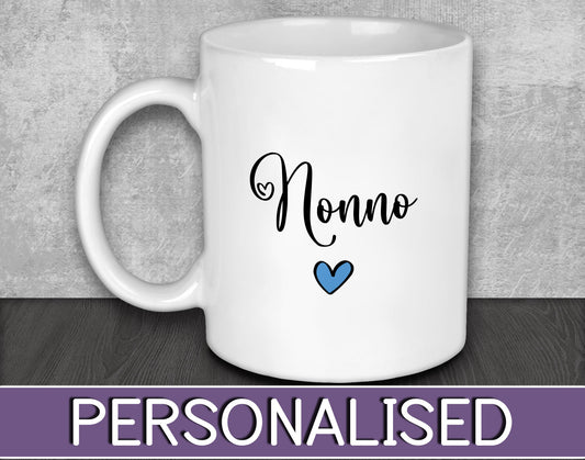 Nonno Mug for Birthday Present or Christmas Gift for Italian Grandad or Grandpa - Stocking Filler Gift for Grandparents