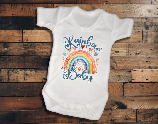 Rainbow Baby Newborn Baby Vest