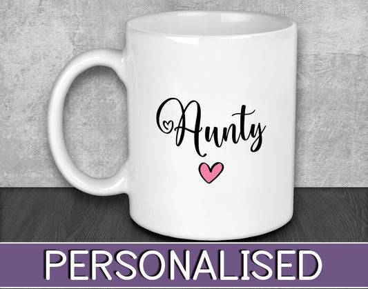 Aunty Mug for Mother's Day Gift or Birthday Present - Christmas Present from Kids