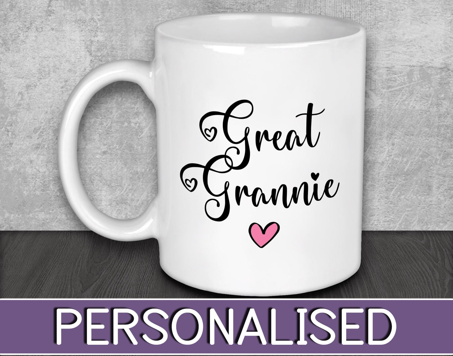 Great Grannie Mug for Birthday Present or Christmas Gift for Nana or Grandma - Stocking Filler Gift for Grandparents