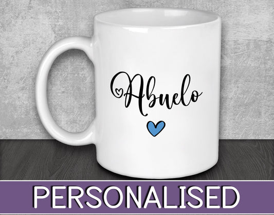 Abuelo Mug for Birthday Present or Christmas Gift for Spanish Grandad or Grandpa - Stocking Filler Gift for Española Grandparents