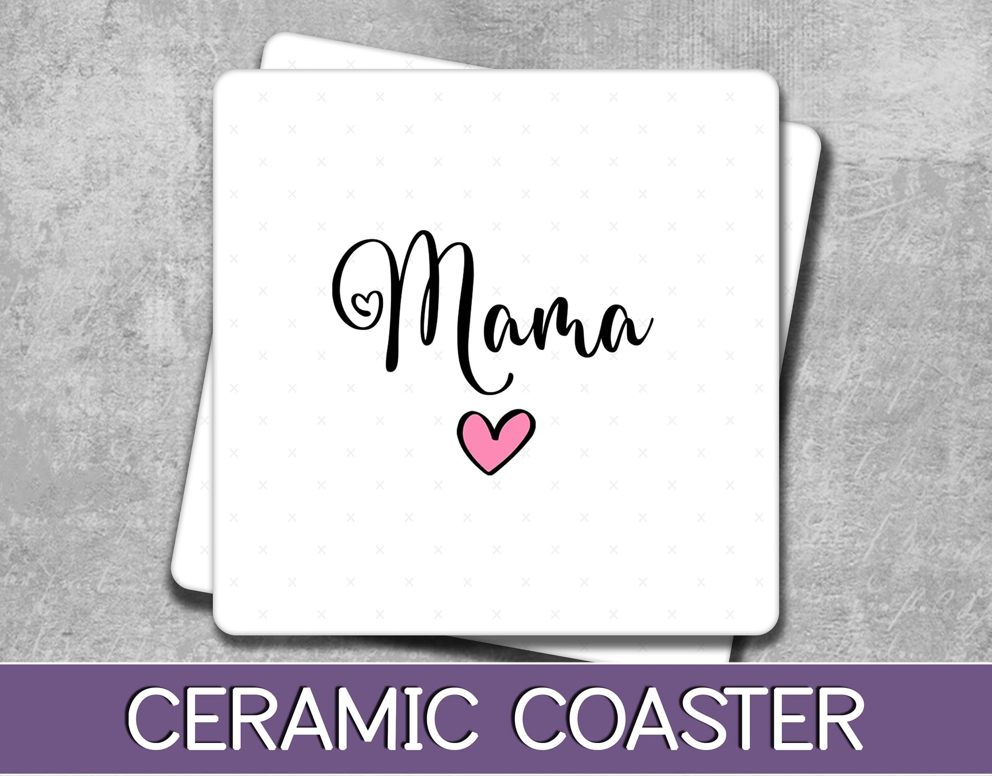 Mama Coaster for Mother's Day Gift or Birthday Present - Christmas Present from Kids