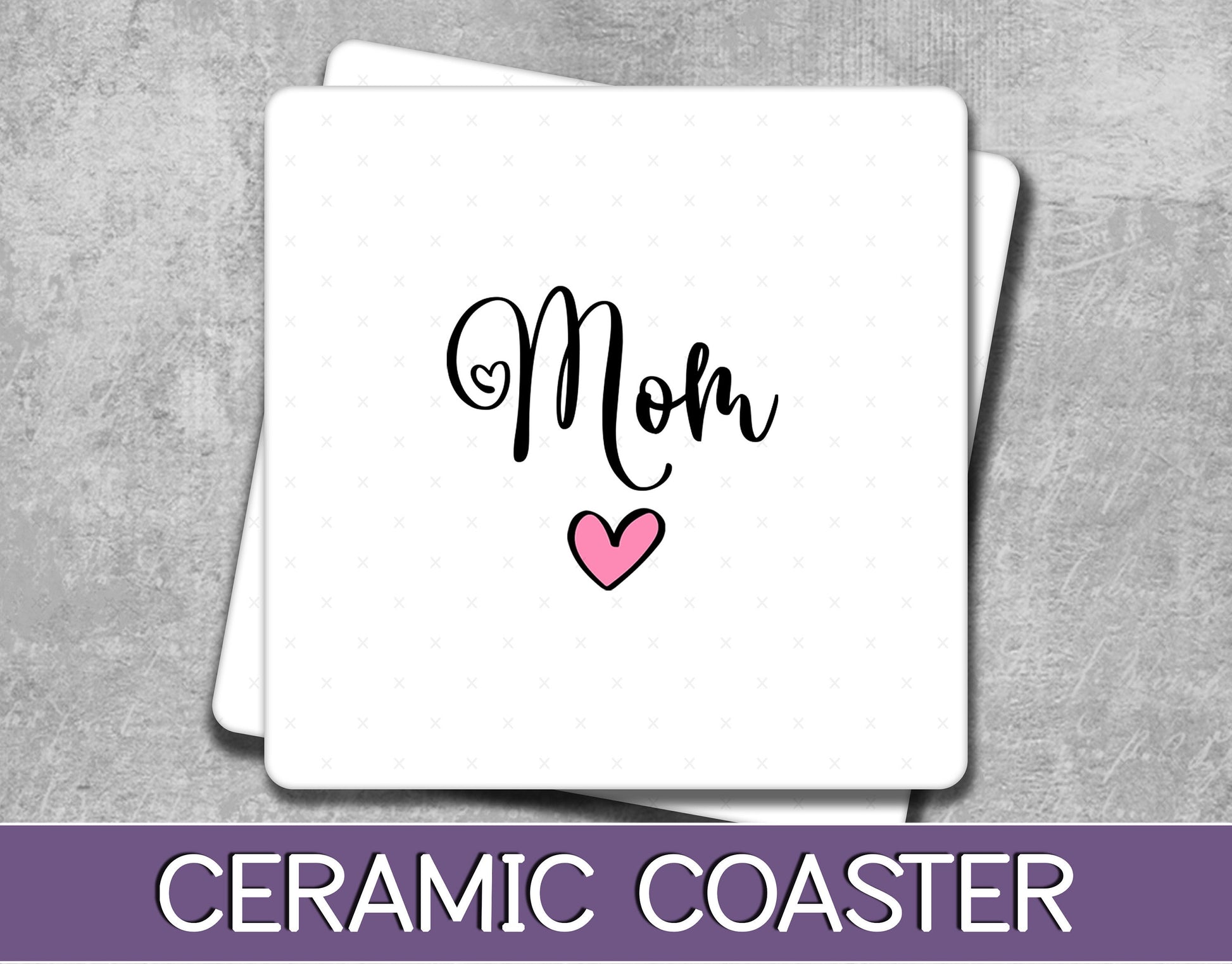 Mom Coaster for Mother's Day Gift or Birthday Present - Christmas Present from Kids