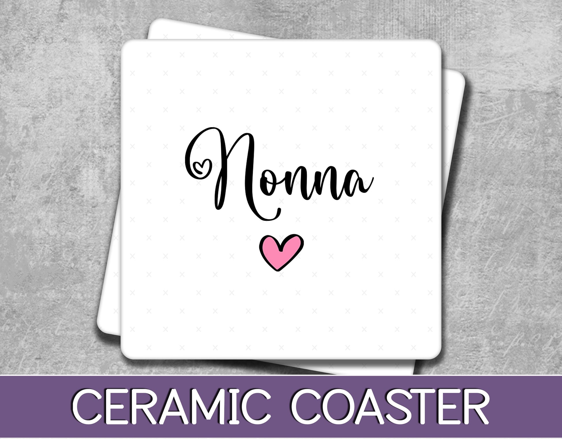 Nonna Coaster for Birthday Present or Christmas Gift for Italian Nana or Grandma - Stocking Filler Gift for Grandparents