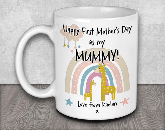 Happy First Mother's Day As My Mummy Mug - Personalised Gift from Kid's