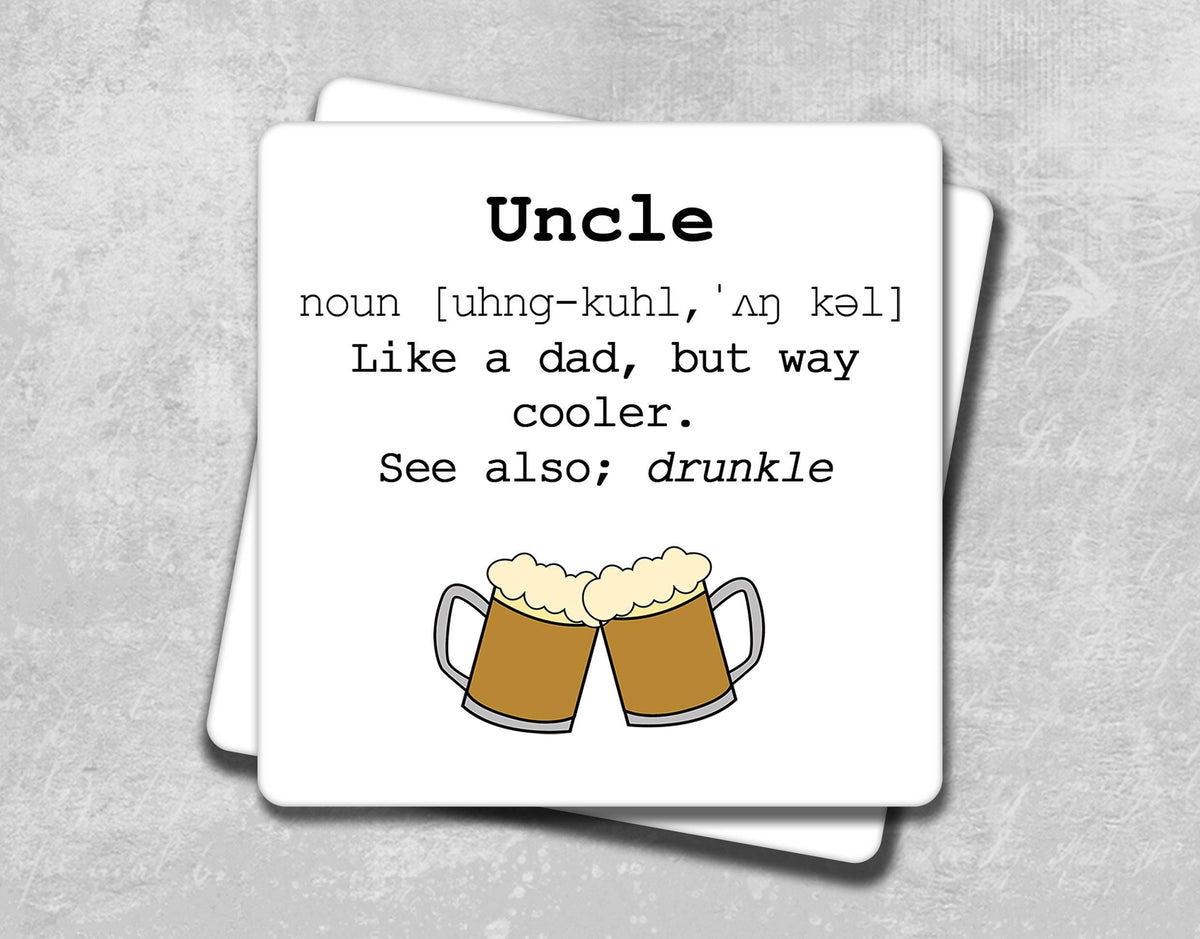 Drunk Aunt Definition Coaster