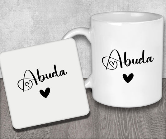 Mug for Abuela for Christmas or Birthday Present for Spanish Nanna or Grandma