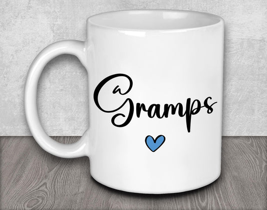 Gramps Mug – Gift for Grandad or Grandpa – Father’s Day, Anniversary or Pregnancy Reveal – New Grandparent Gift Idea