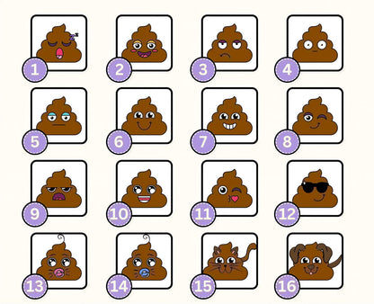 a picture of a set of emojons