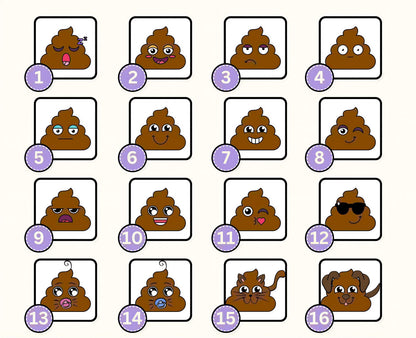 a picture of a set of emojons