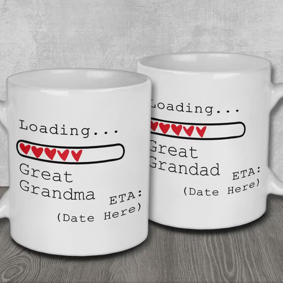 Loading Great Grandma and Great Grandad Mugs